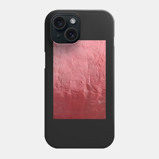 Blush Red Texture Phone Case by WesternExposure