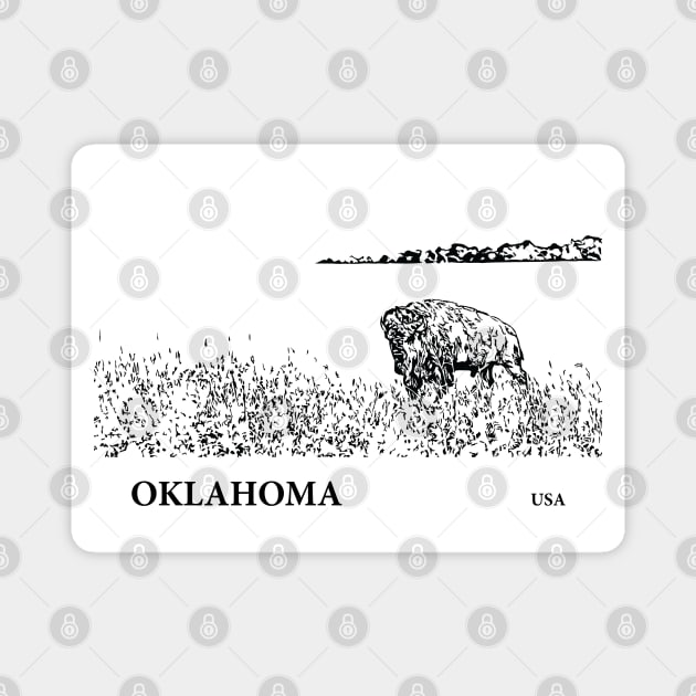 Oklahoma USA Magnet by Lakeric