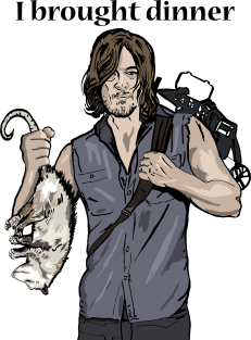 Daryl Brought Dinner Magnet