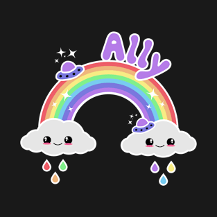 Ally Kawaii Rainbow T-Shirt