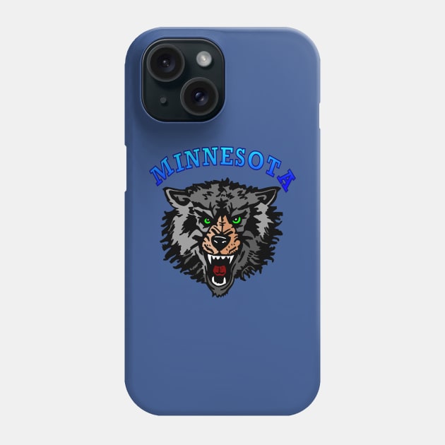 Minnesota Timberwolf Phone Case by Bosko Art Designs