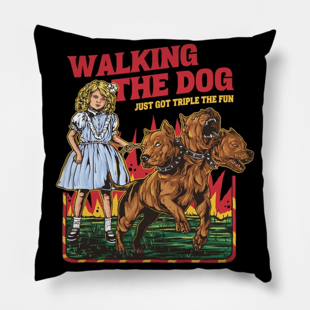 Triple Dog Dare Adventure Pillow by Life2LiveDesign