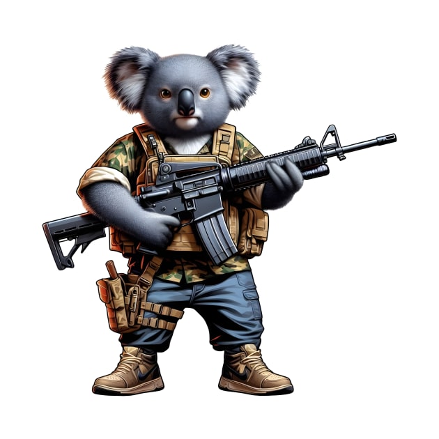 Tactical Koala by Rawlifegraphic