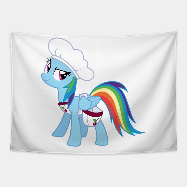 Cherry Sorter Rainbow Dash Tapestry by CloudyGlow