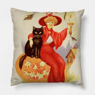 Halloween vintage Pillow