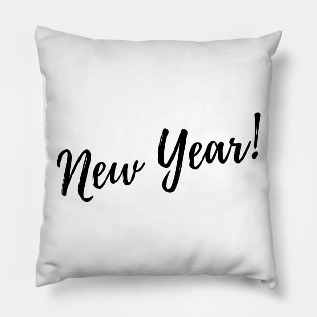 Happy New Year Pillow by That Cheeky Tee