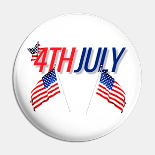 4th of July Pin