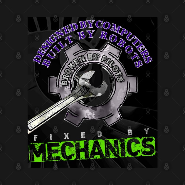 Aircraft Mechanics Technicians Engineers Classic aviation by aeroloversclothing