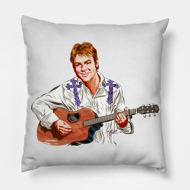 Andy Griggs - An illustration by Paul Cemmick Pillow by PLAYDIGITAL2020