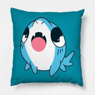 Cyan Baby Shark Pillow