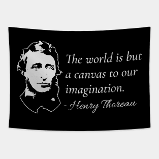 Henry David Thoreau Quote Tapestry