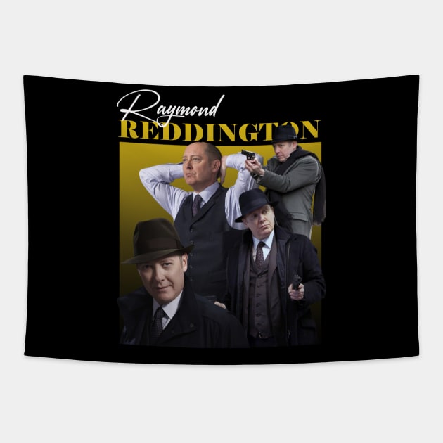 Raymond Reddington Vintage 90s Design Tapestry by T-shirt Therapy