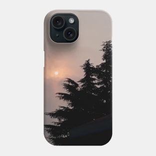 Evening Sun Tree Photography Me Phone Case