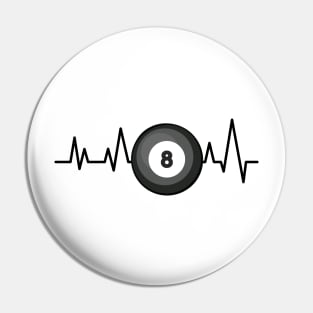 Heartbeat Pulse - Billiard Pin