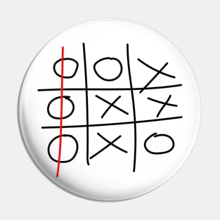 Tic Tac Toe Pin