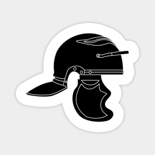 Black Imperial Roman Helmet (Galea) Magnet