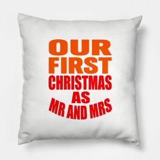 Our first Christmas as Mr and Mrs Pillow