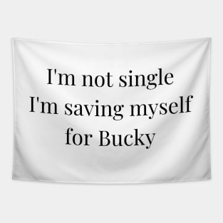 i'm not single i'm saving myself for bucky Tapestry