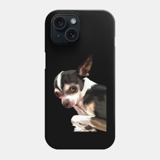 cute puppy-vector art the dog Phone Case