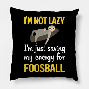 Funny Lazy Foosball Pillow