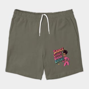 Savage Classy Bougie Ratchet Shorts