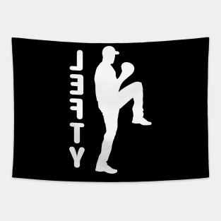 Baseball Lefty Left Handed Pitcher Funny Baseball Pitching Gifts Tapestry