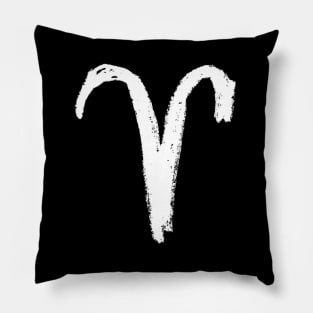 Widder, Ram, Aries Zodiac Sign Pillow