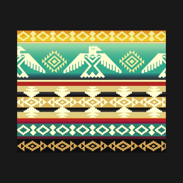 The Eagle | Native American Pattern by wildtribe