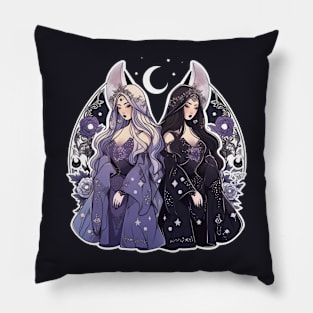 Witch Sisters Pillow