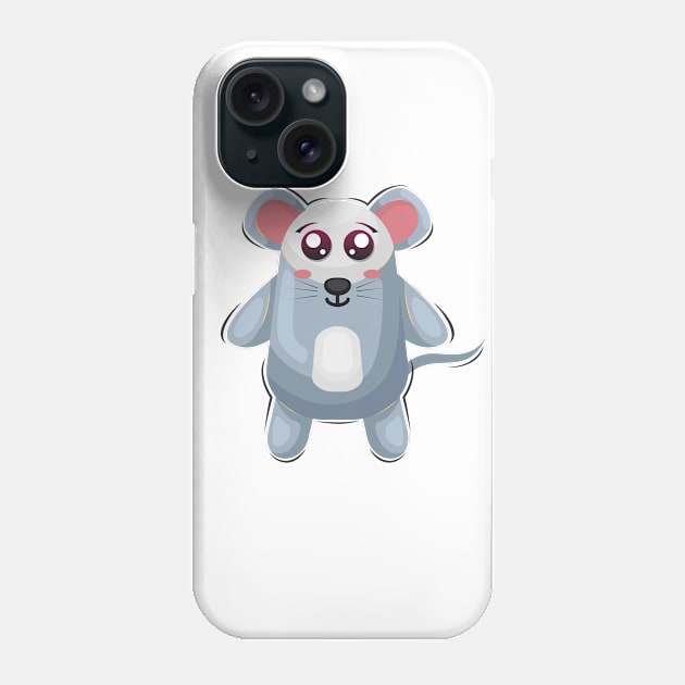 Cute Mouse Cartoon Phone Case by KLE!