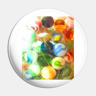 Submerged Marbles Pin