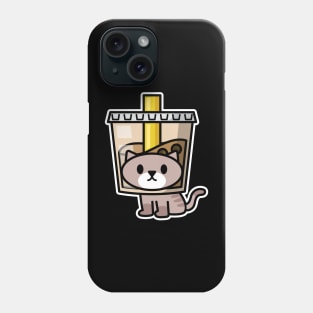 Bubble Tea Cat Phone Case