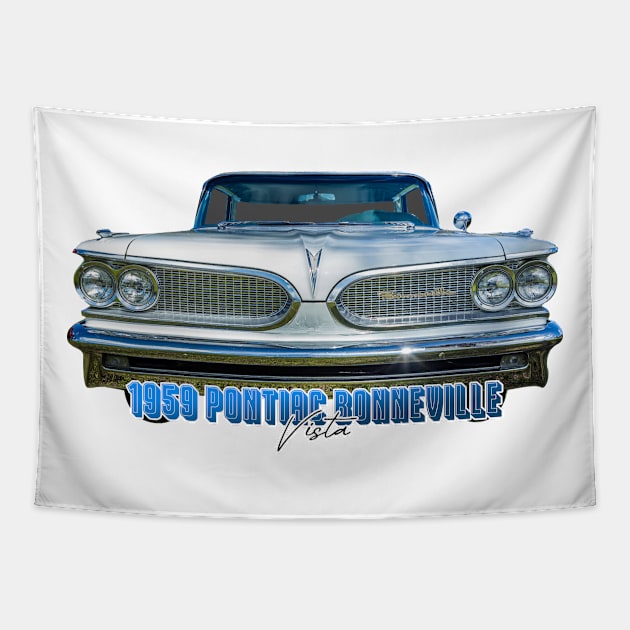 1959 Pontiac Bonneville Vista Tapestry by Gestalt Imagery