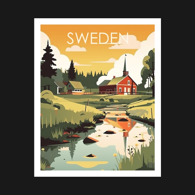 SWEDEN by MarkedArtPrints