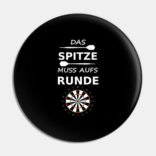 Darts Darten Bullseye Scheibe Geschenk Pin