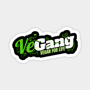 Member Of The VeGang - Vegetarians - Go Vegan Magnet