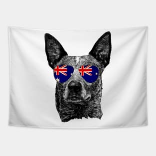 Australian Dog Flag Sunglasses Australia Shades Patriotic Owner Lover Tapestry