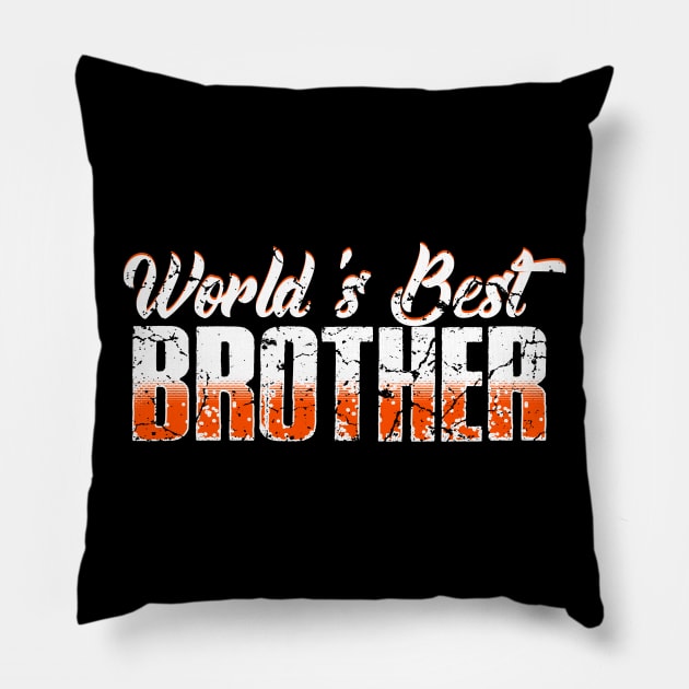 World's Best Brother Pillow by Mila46