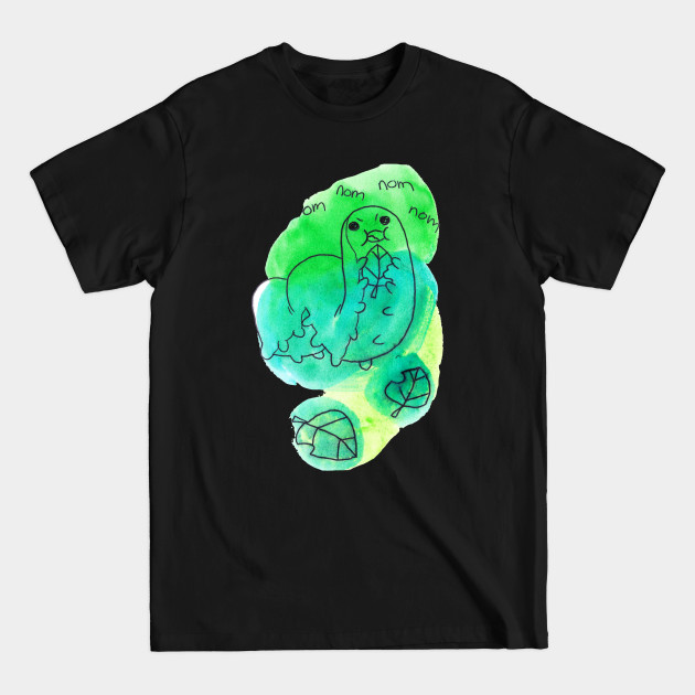 Disover Om Nom Nom Hungry Watercolor Caterpillar - Caterpillar - T-Shirt