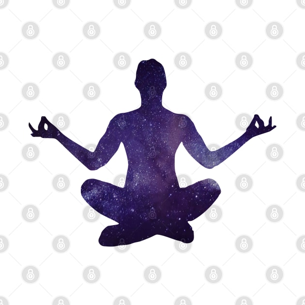 Cosmic Space Meditation Yoga by DesignsbyZazz