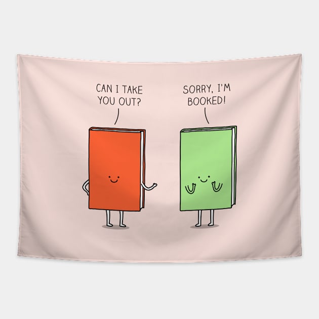 Booked Tapestry by milkyprint
