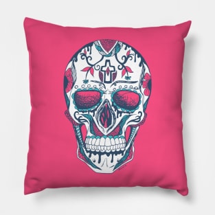 Sofea Los Muertos Skull Pillow