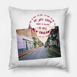 Miss New Orleans Pillow