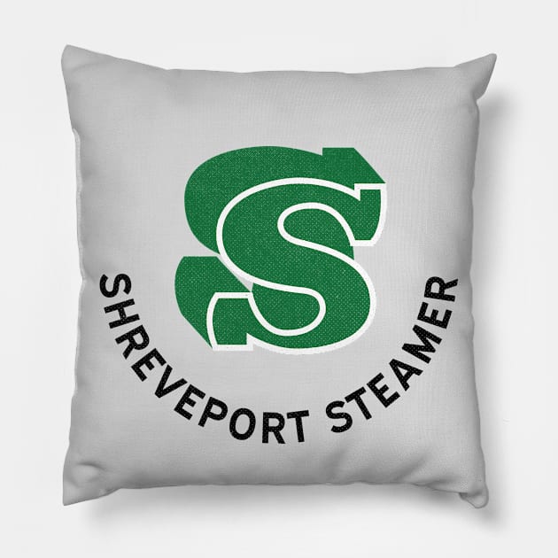 Defunct Shreveport Steamer WFL Football 1974 Pillow by LocalZonly