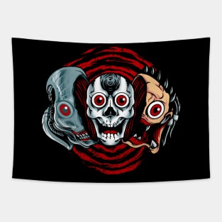 double slasher Tapestry