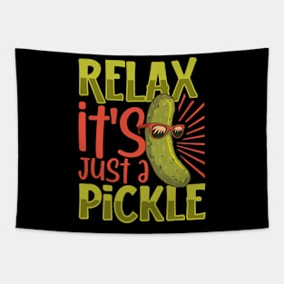 Relax it's just a pickle Tapestry