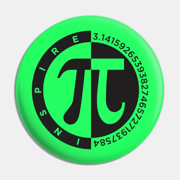 Geeky Pi-Symobol Day March 14th 2017 3.14 Shirt Pin by Lukeyb0y