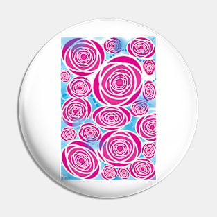 Purple Rose Pin