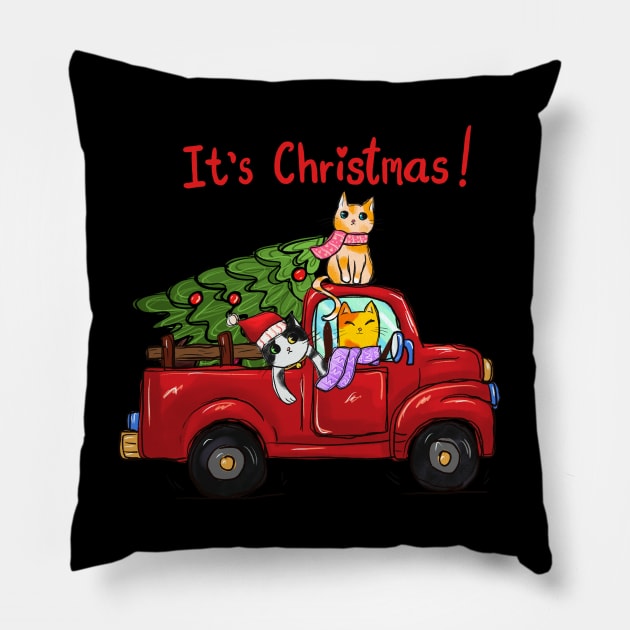 It's Christmas Pillow by TeesByKimchi