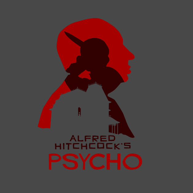 Alfred Hitchcock Psycho by n23tees